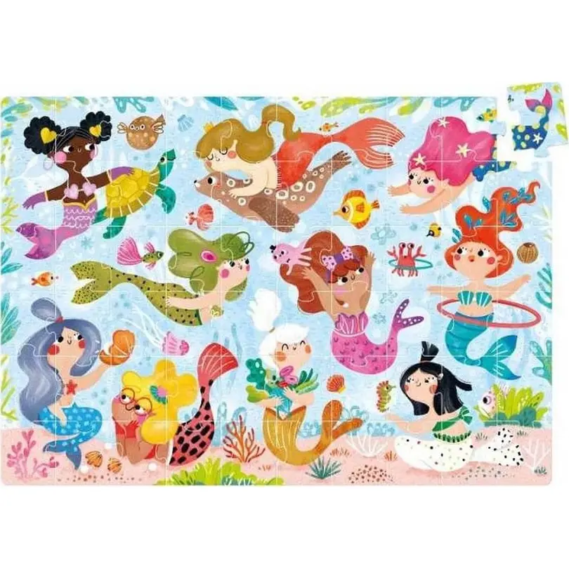 Puzzle 60-teilig Magical Jumbo Meerjungfrauen