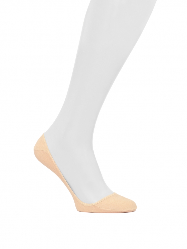 Beige ladies' socks