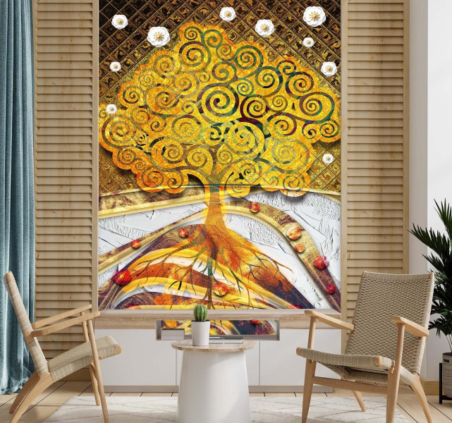 Feeby Fototapeta, Drzewo życia Gustaw Klimt 100x140