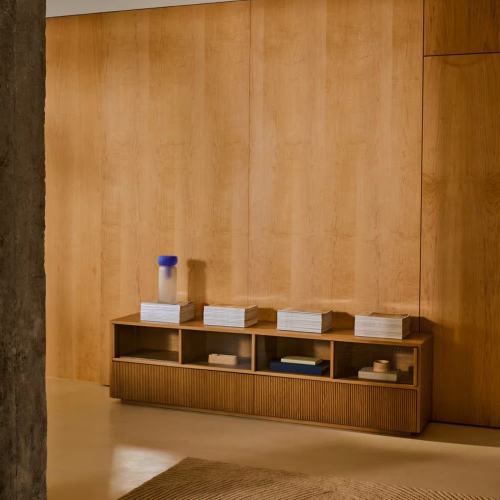 Kave Home Helvine Tv-meubel H 50 cm - Eiken