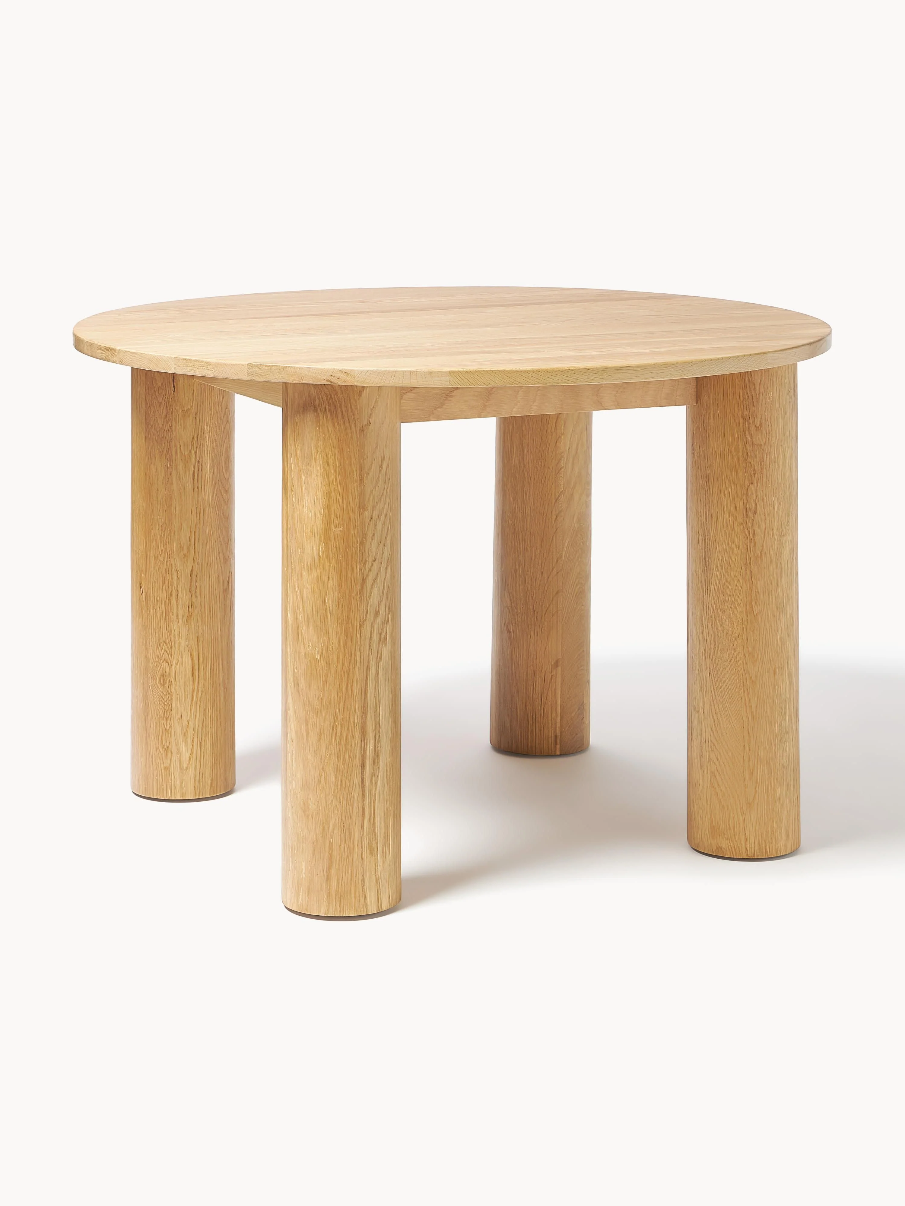 Runder Esstisch Ohana aus Eichenholz, Ø 120 cm
