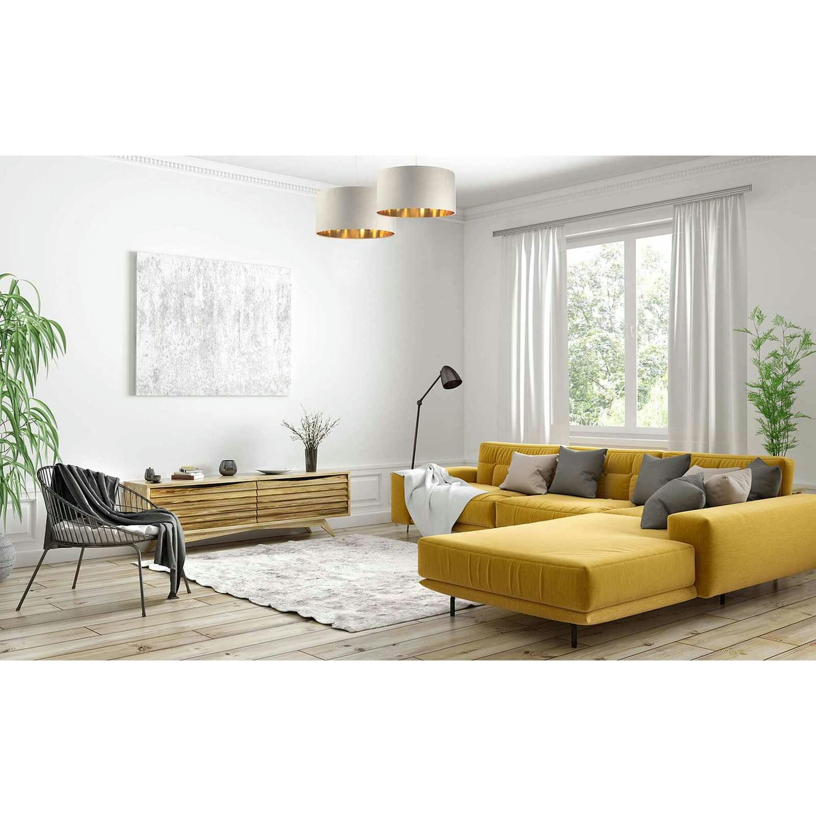 GLAM - Suspension Tissu Beige