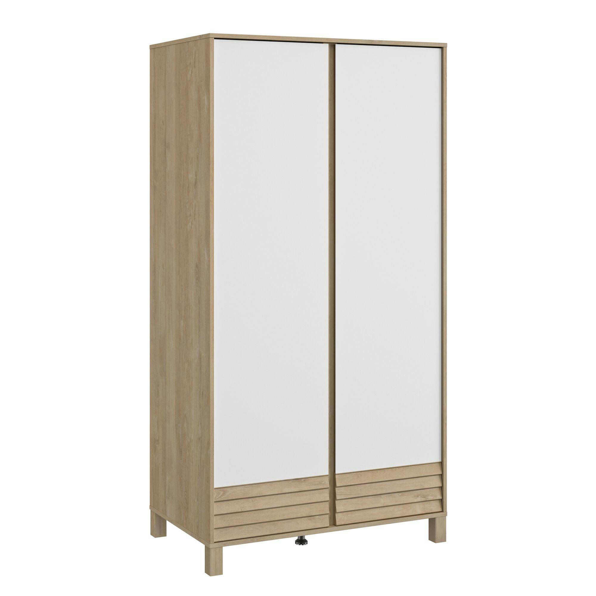 GERALDINE - Armoire 2 portes effet bois