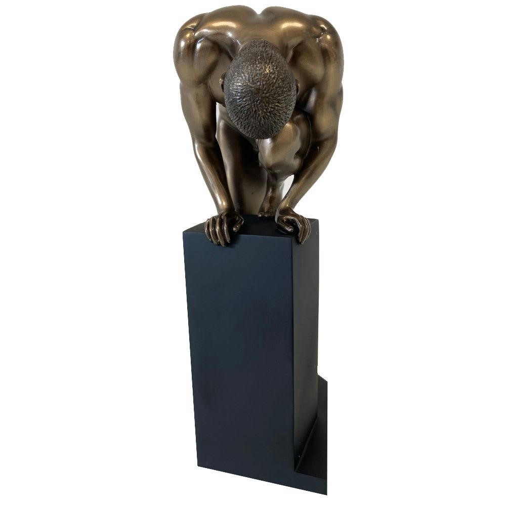 NU - Statuette en résine homme nu H21cm