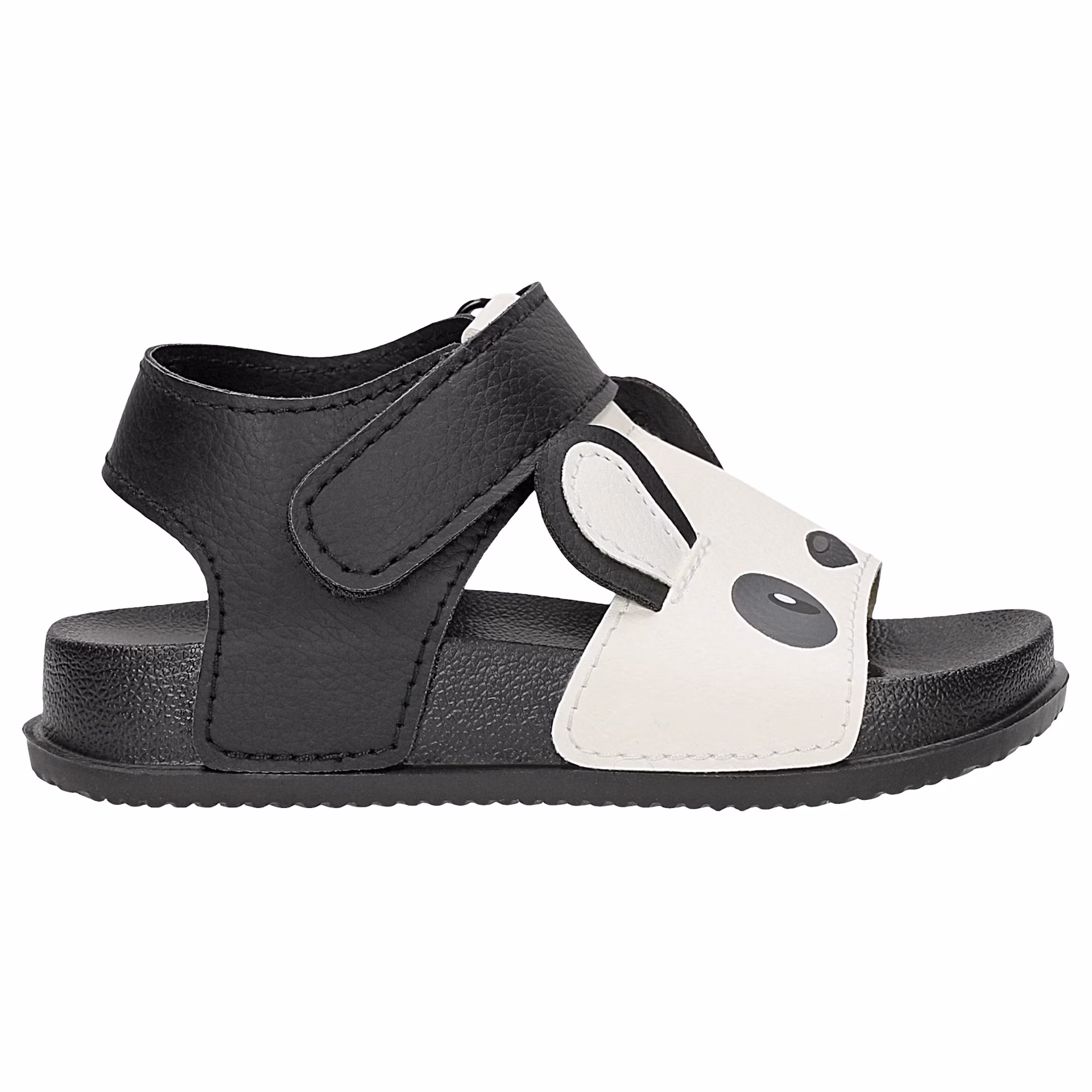 Czarne sandały basenowe dziecięce panda BARTEK 85209-11