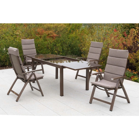 Gartenmöbel-Diningset »Tinetto«, 5 tlg., 4 Sitzplätze, Aluminium