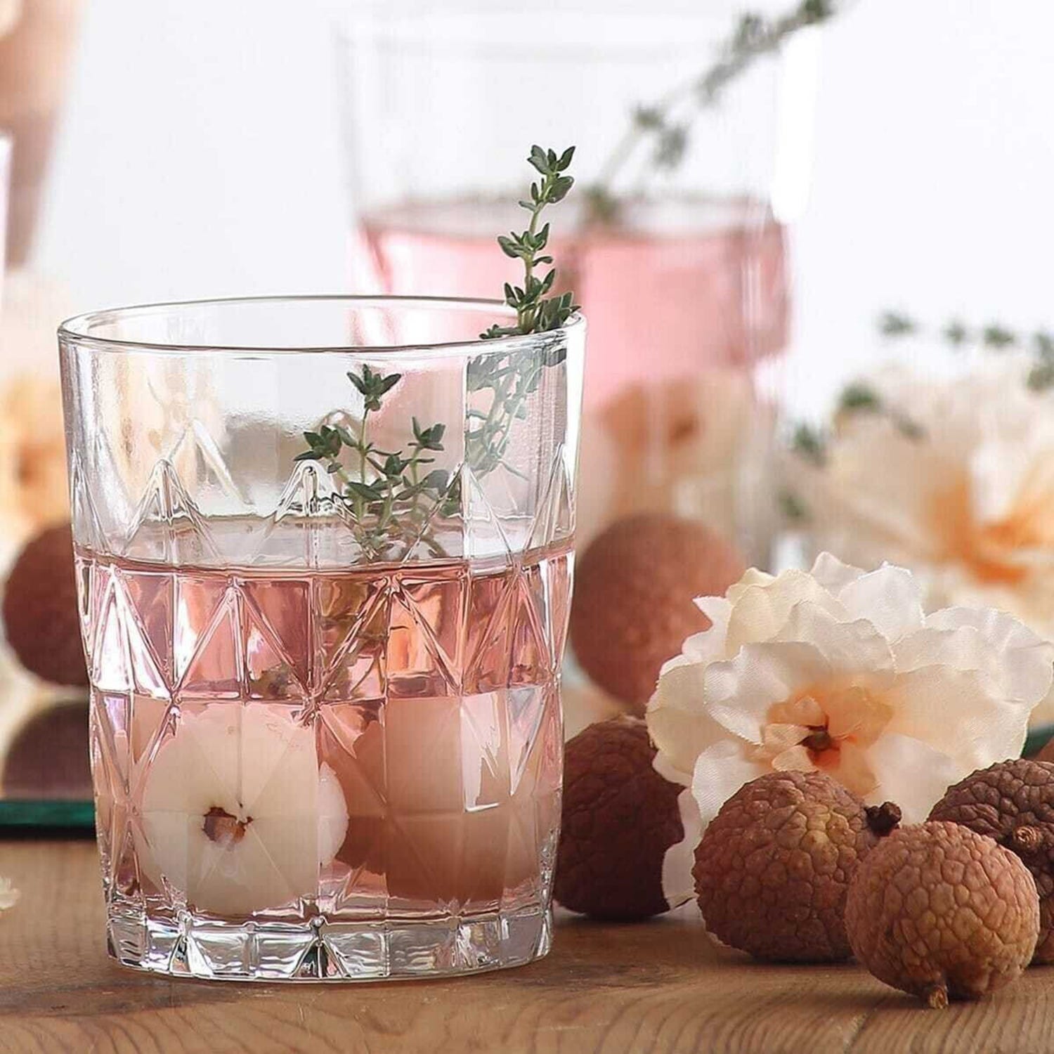 Set 6 bicchieri vetro 345 ml