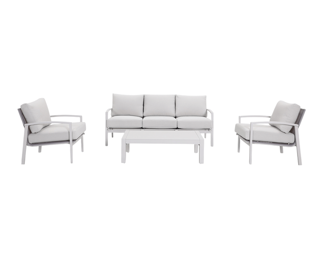 Jette 5 Seater Lounge Setting Bundle - Bone