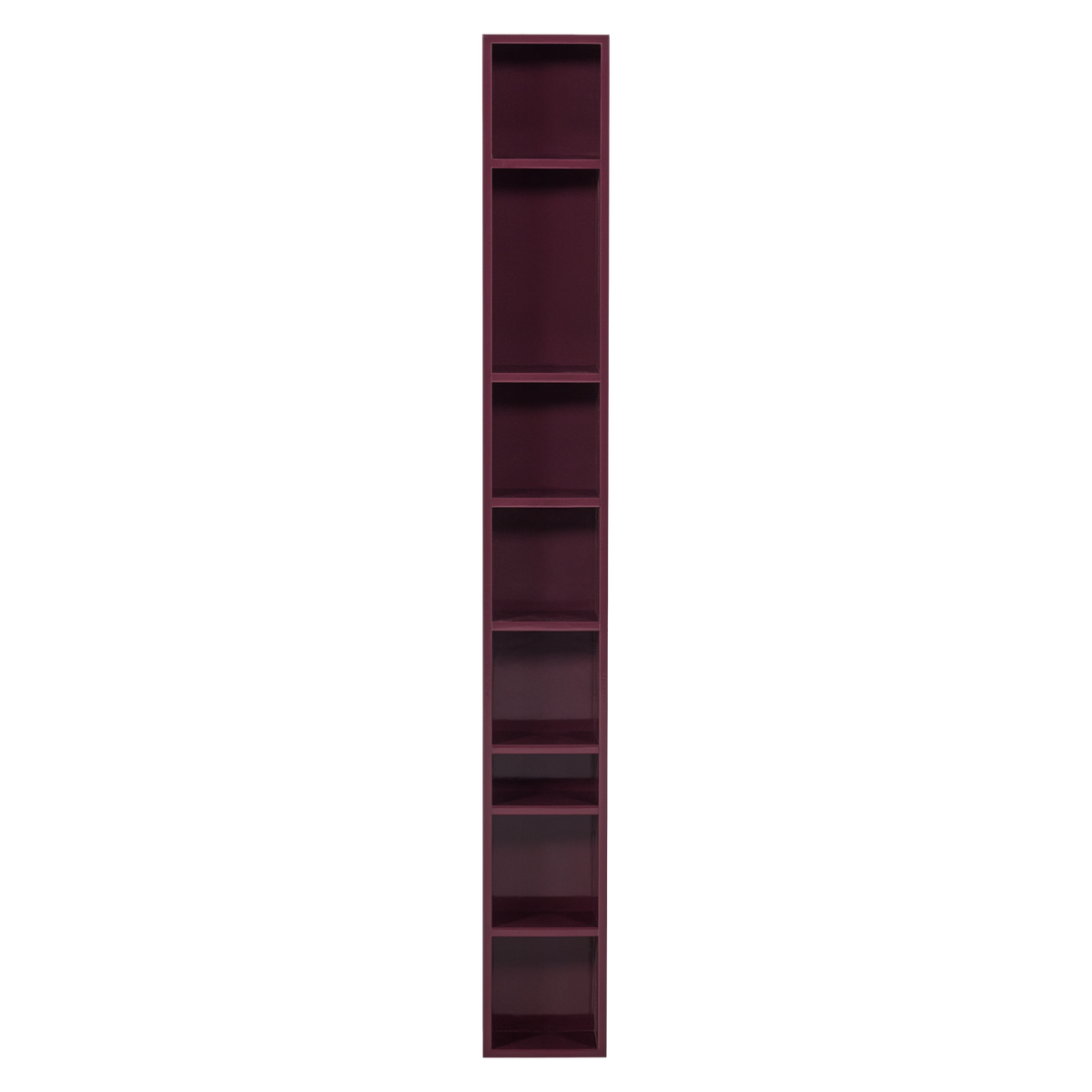 vtwonen wandkast Show It - MDF - Bordeauxrood - 16x130x12