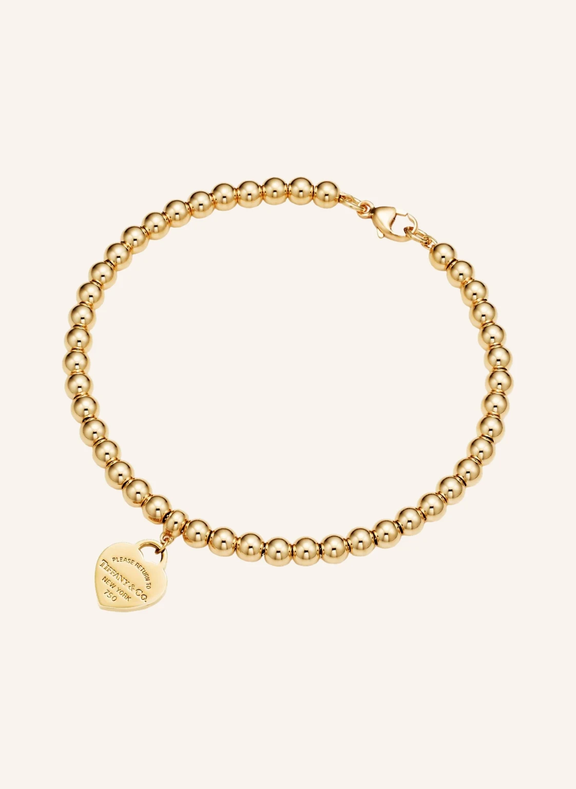 TIFFANY & Co. Armband mit Anhänger RETURN TO TIFFANY™ aus 18 Karat Gelbgold