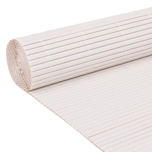 NNEVL Double-Sided Garden Fence 90x300 cm White