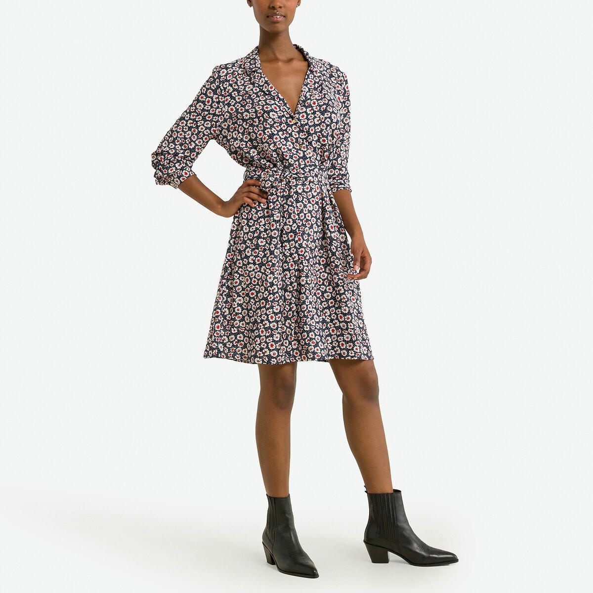 Robe courte imprimée