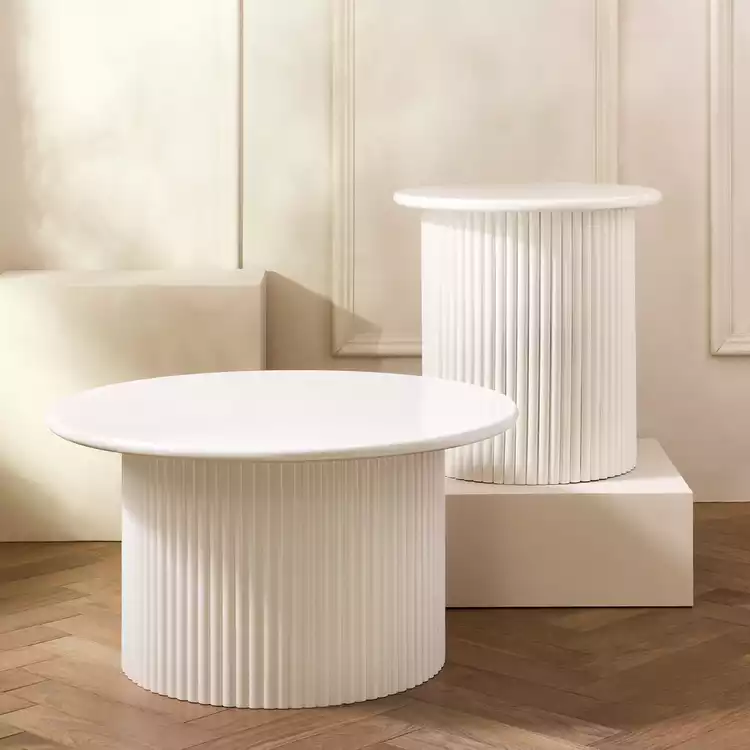 Habitat Luan Slatted Coffee Table - White