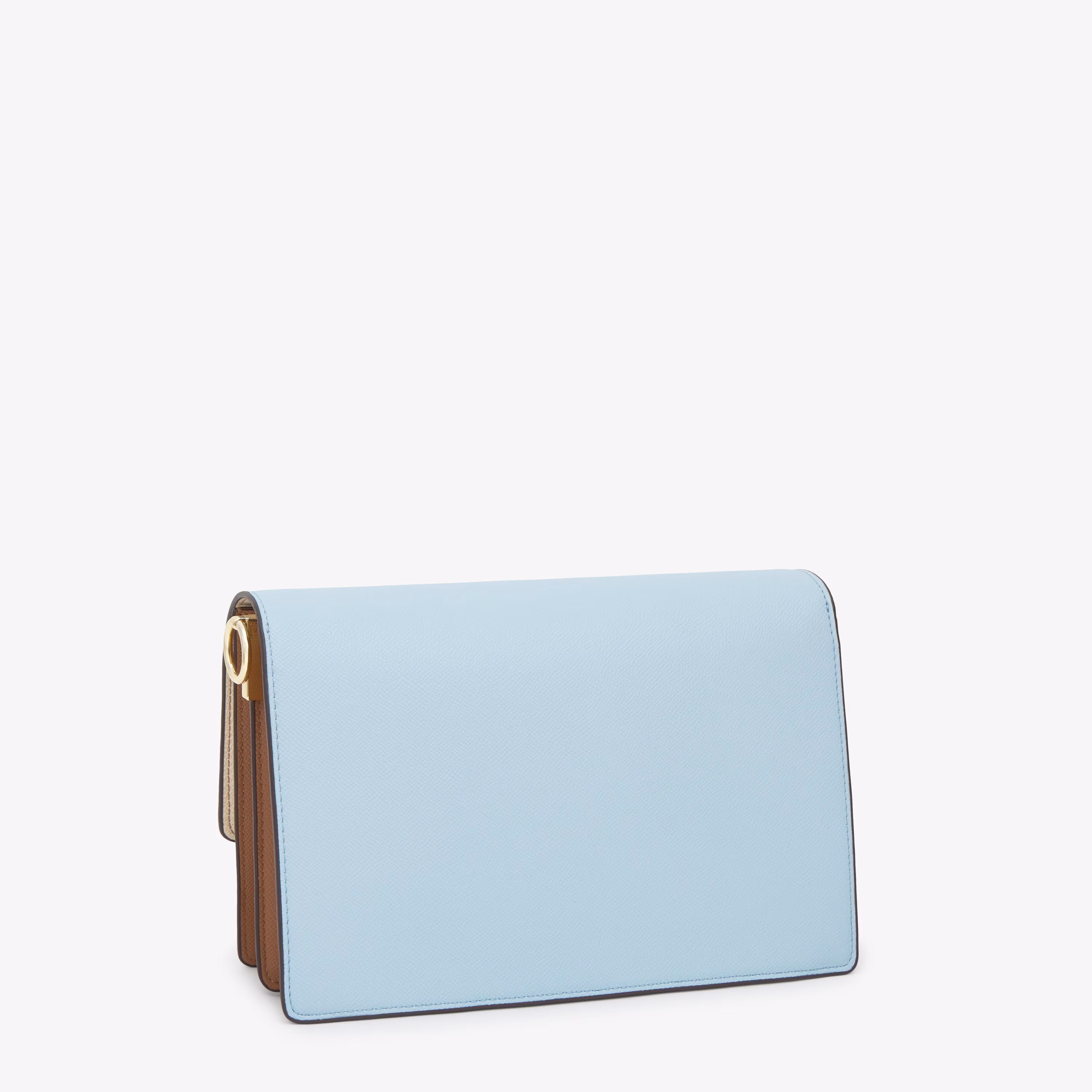 Bandolera mediana azul cielo Audree Saffiano