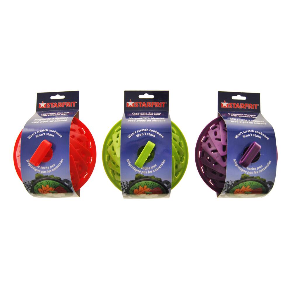 Starfrit Plastic Vegetable Steamer, Assorted