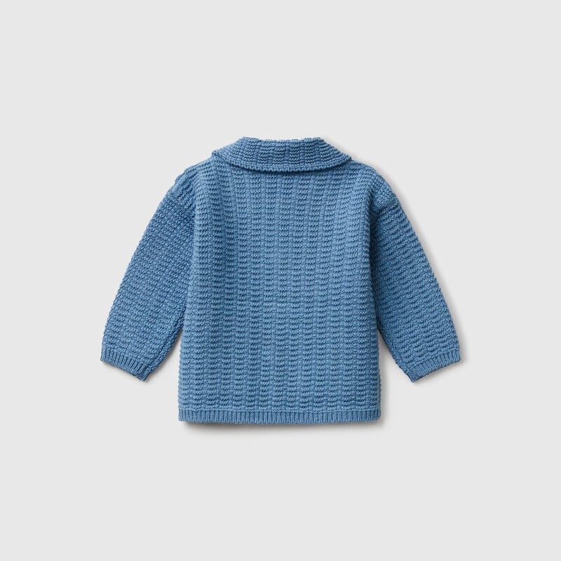 Cardigan with collar