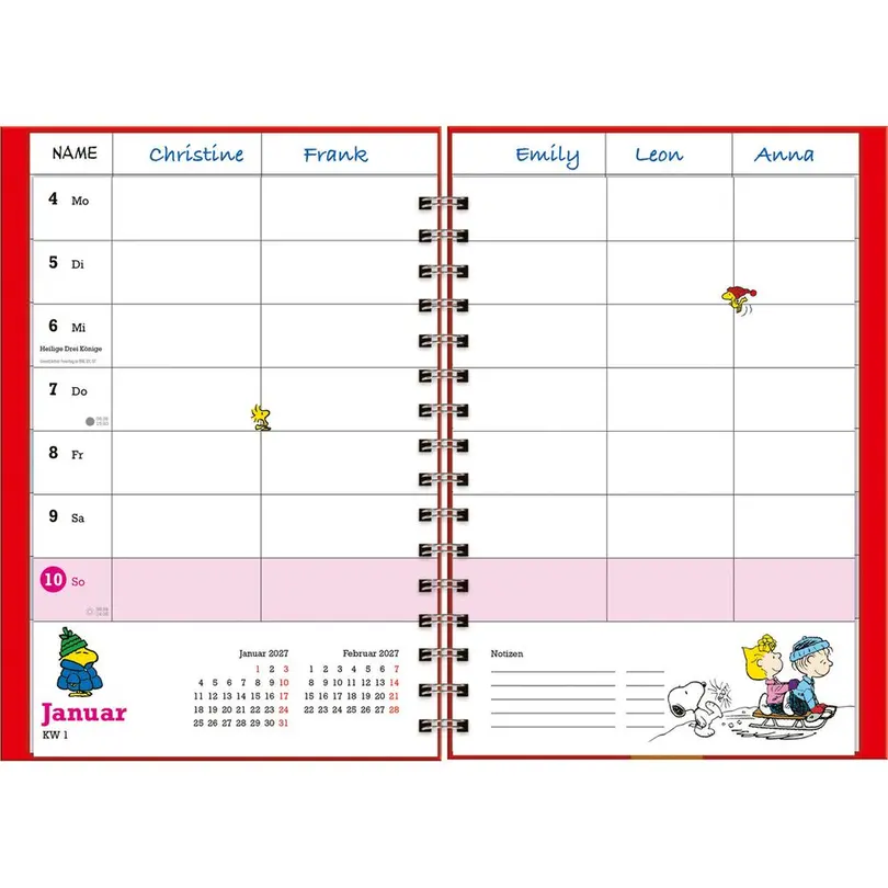 Notizbuch Peanuts