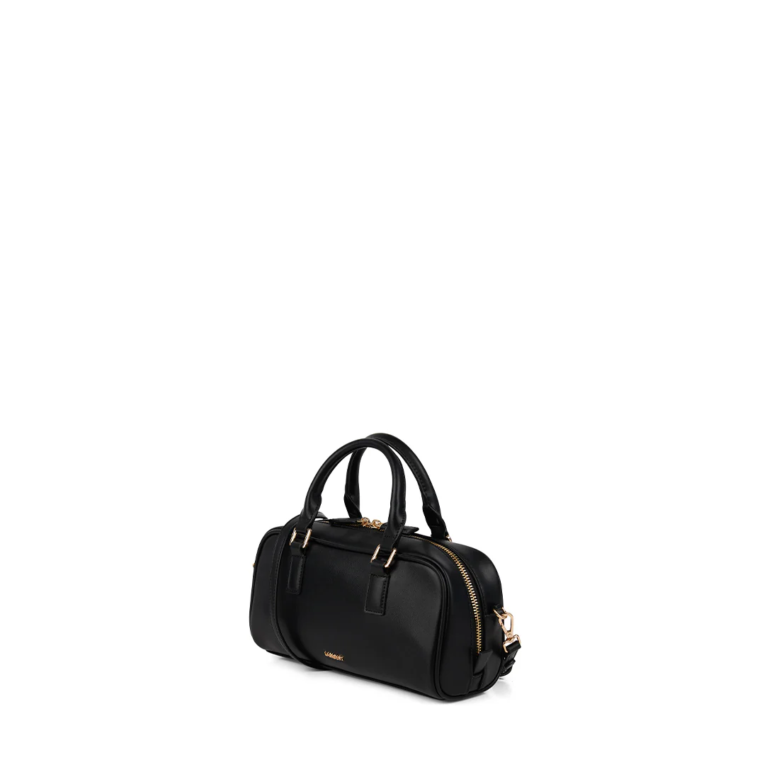 The Camille – 2-in-1 Black Vegan Leather Handbag