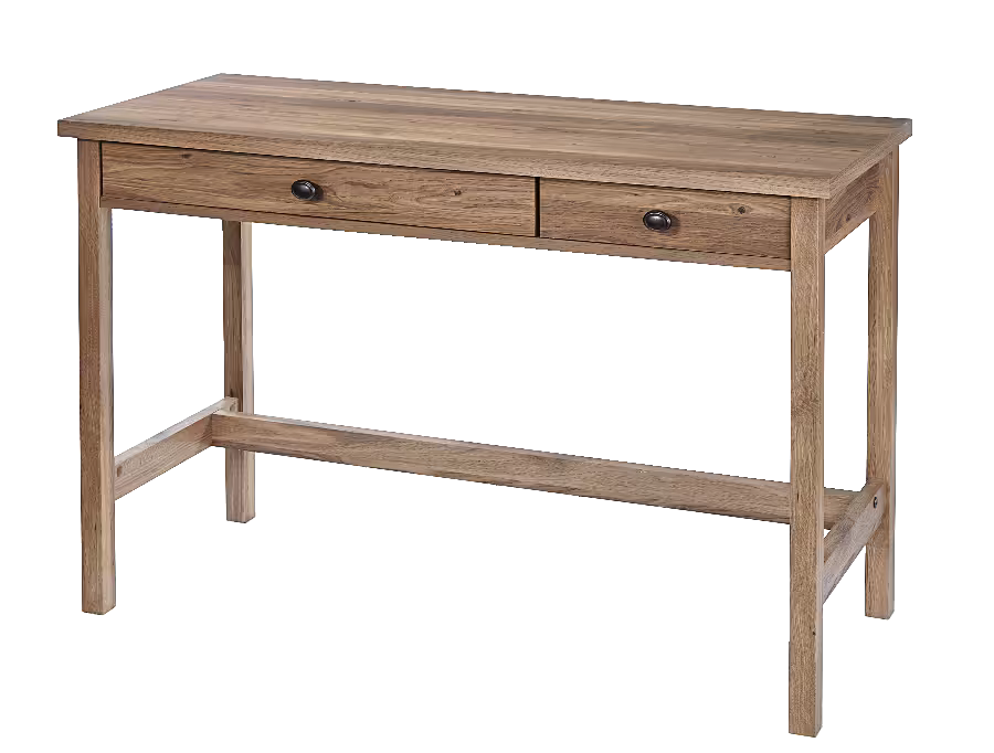 Sauder County Line 2-Drawer Home Office Writing Console Desk/Table, Salt Oak Finish