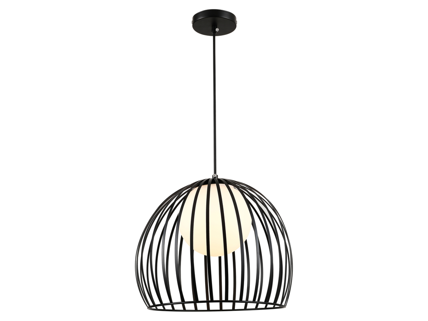 Lampa wisząca Milo stalowa czarna