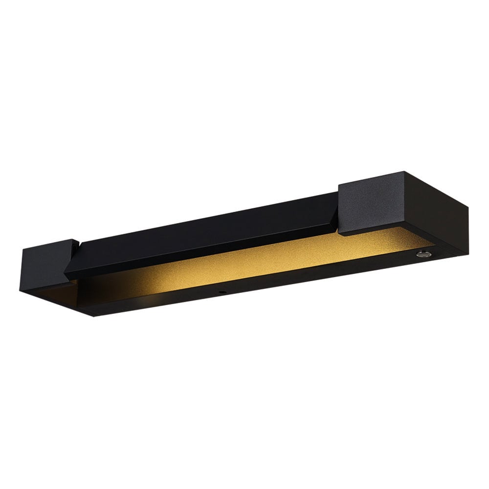 Freelight wandlamp Parete - 1 lichts - 10 x 4  cm - zwart
