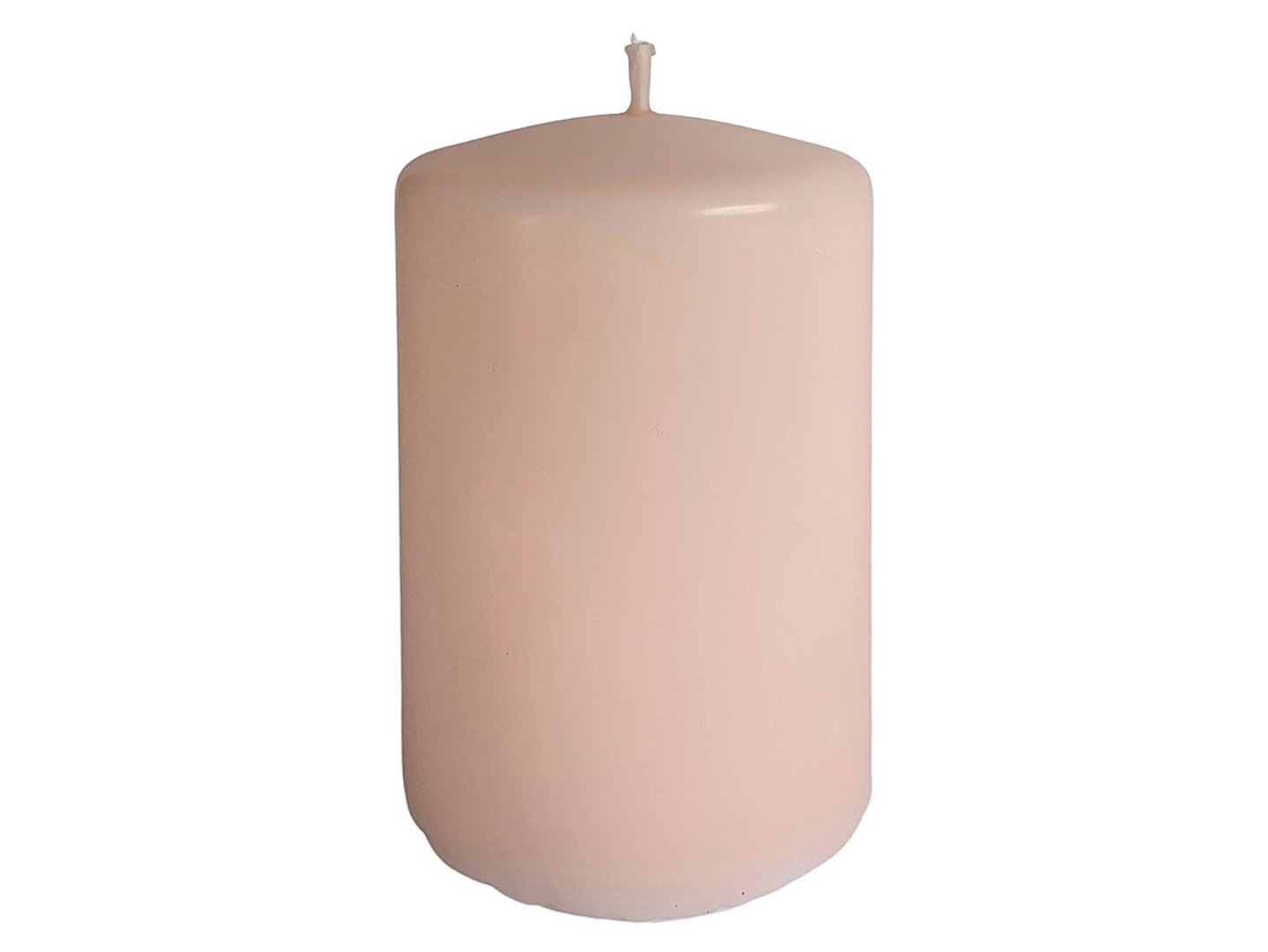 Świeca pieńkowa 10 cm różowa