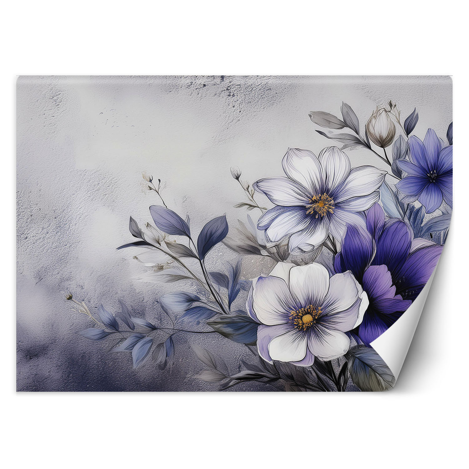 Feeby Fototapeta Kwiaty Natura Fioletowy
