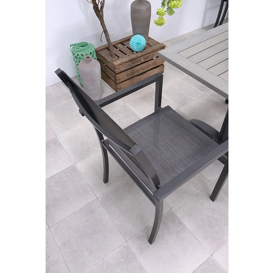 Garden Impressions Moon - Braga tuinset 7-delig donker grijs