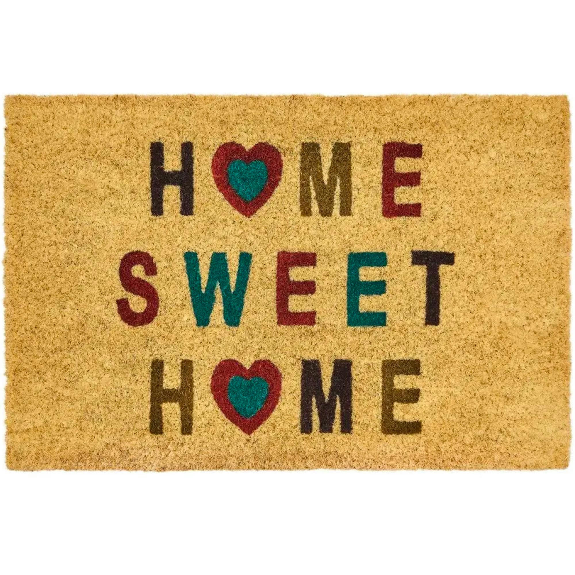 - Paillasson coco Home Sweet Home 60x40x1.5cm