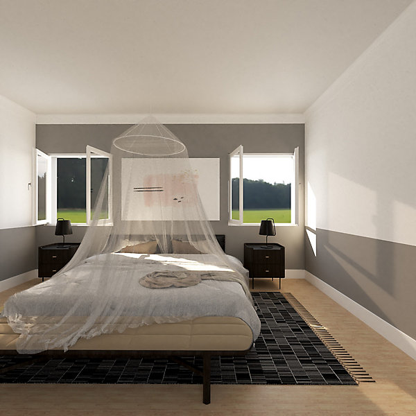 Moustiquaire ciel de lit blanc Kocoon 84 x 270 x 1280 cm