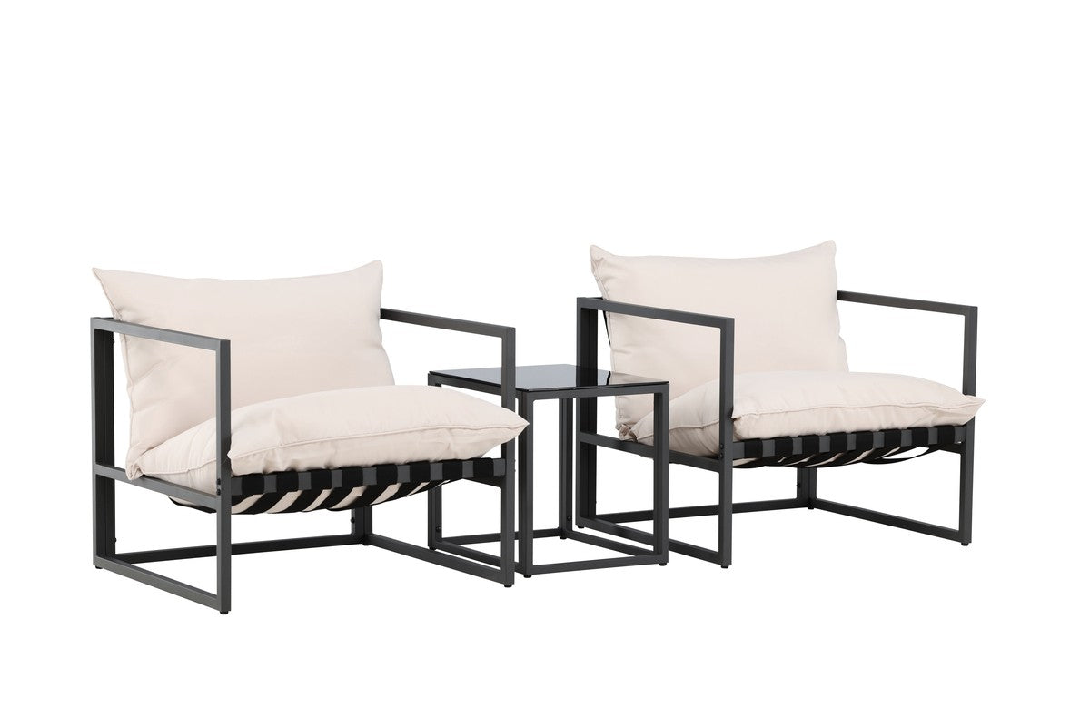 Rebellenclub Loungeset Zest - Zwart