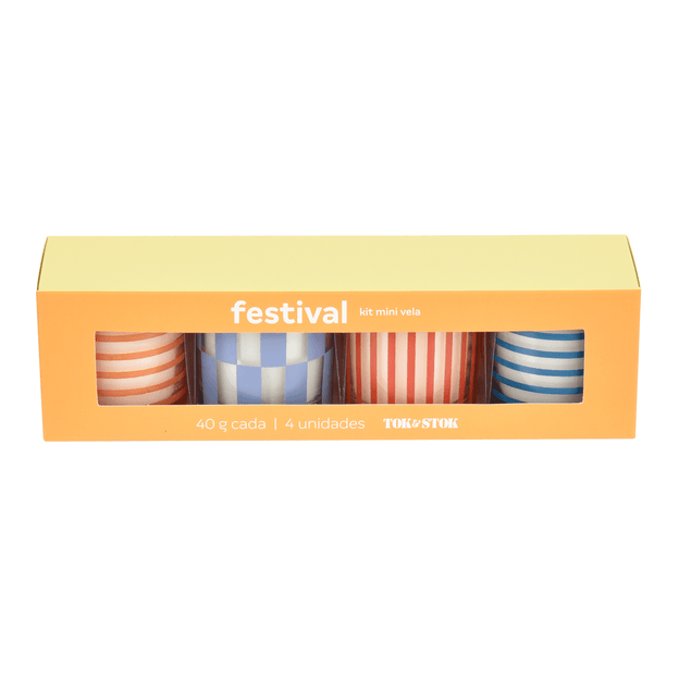 KIT MINI VELA POTE FESTIVAL C/4