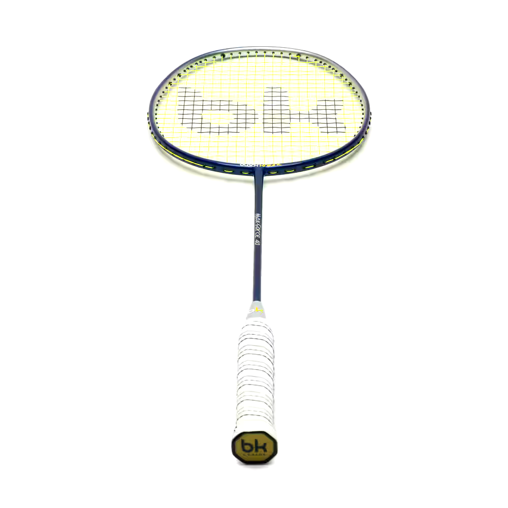 Black Knight Max Force 40 Carbon Graphite Badminton Racquet/Racket, Blue