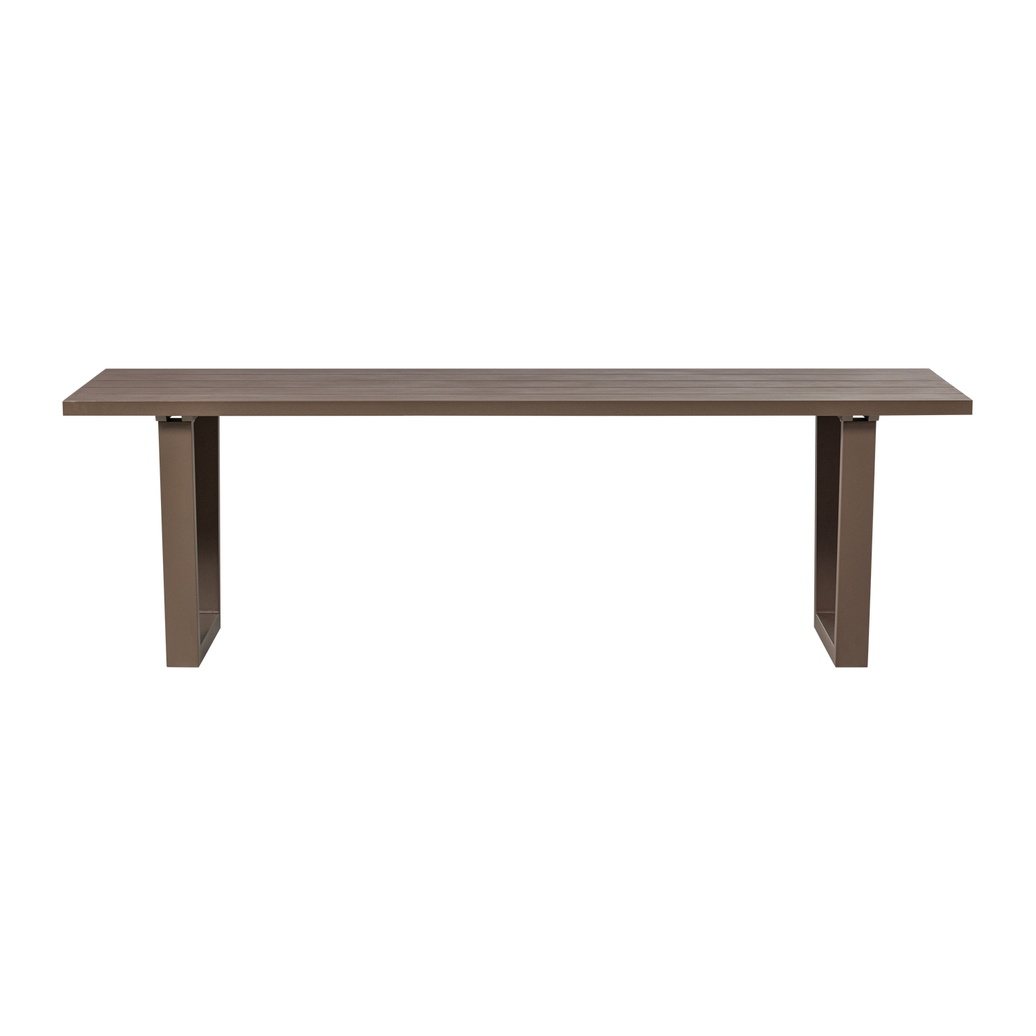 WOOOD tuintafel Bear - Aluminium - Bruin - 75x240x87