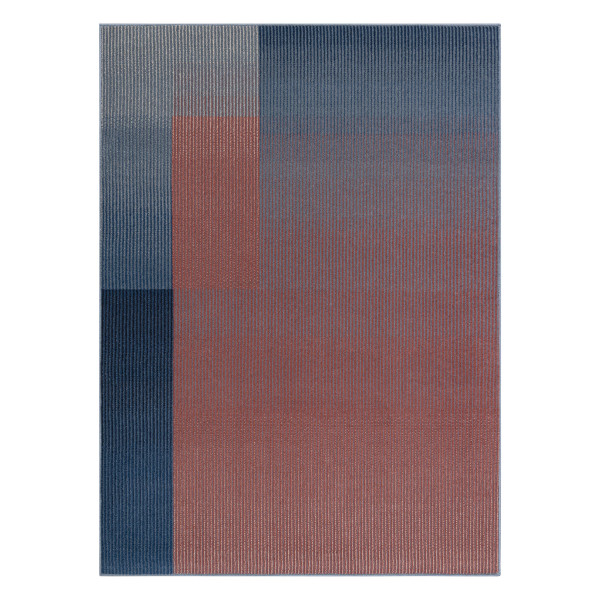 Dywan wełniany NAIN Geometryczny 7710/51944 czerwony / 80x150 cm
