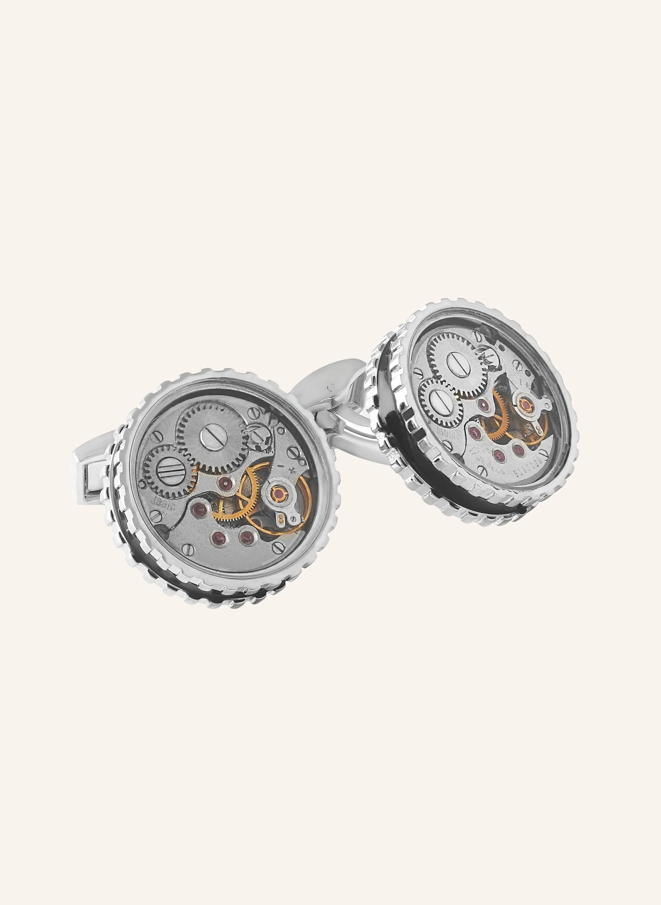 TATEOSSIAN Manschettenknöpfe ROUND SKELETON GEAR STATIC