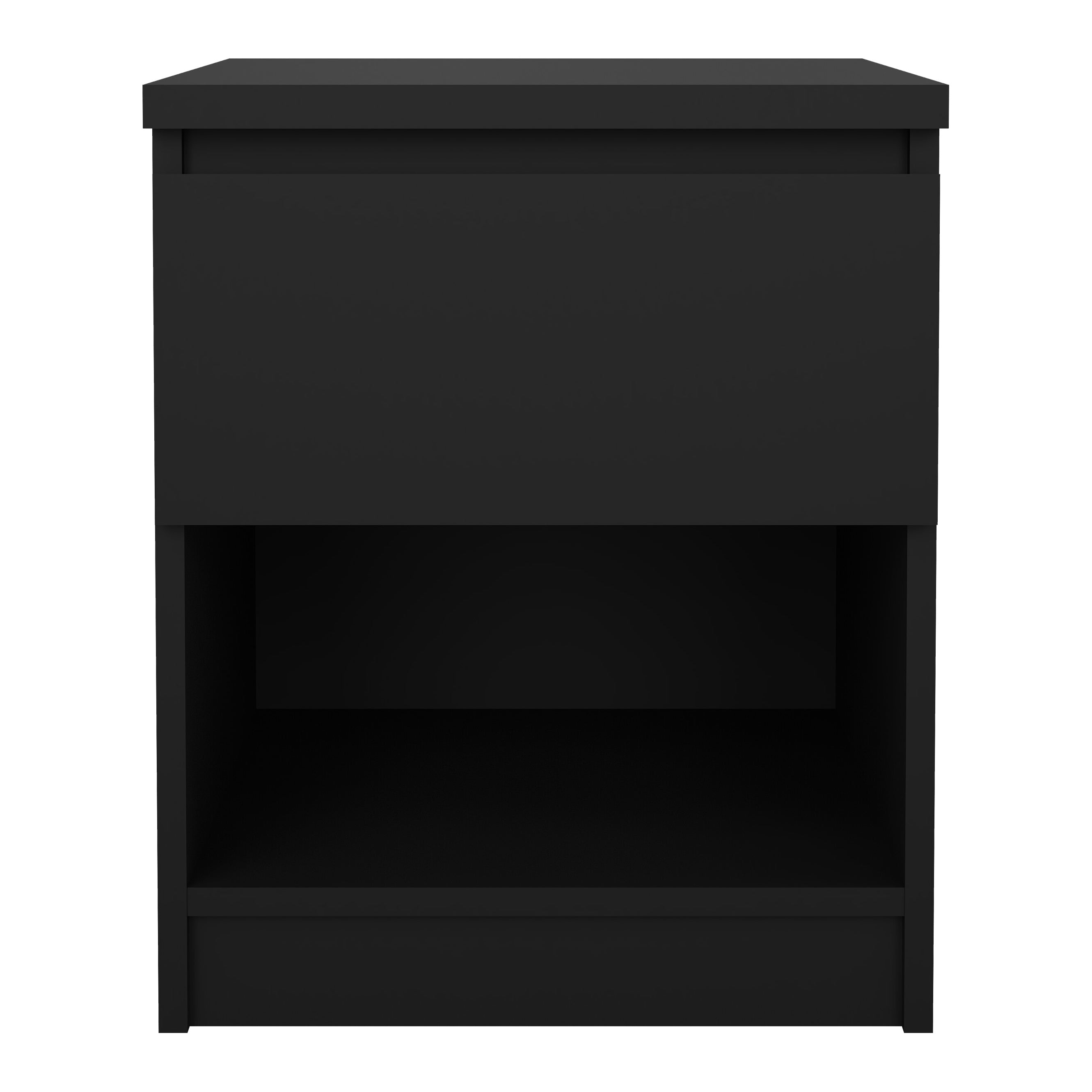 by fonQ basic Slide Nachtkastje - 1 lade - Matzwart