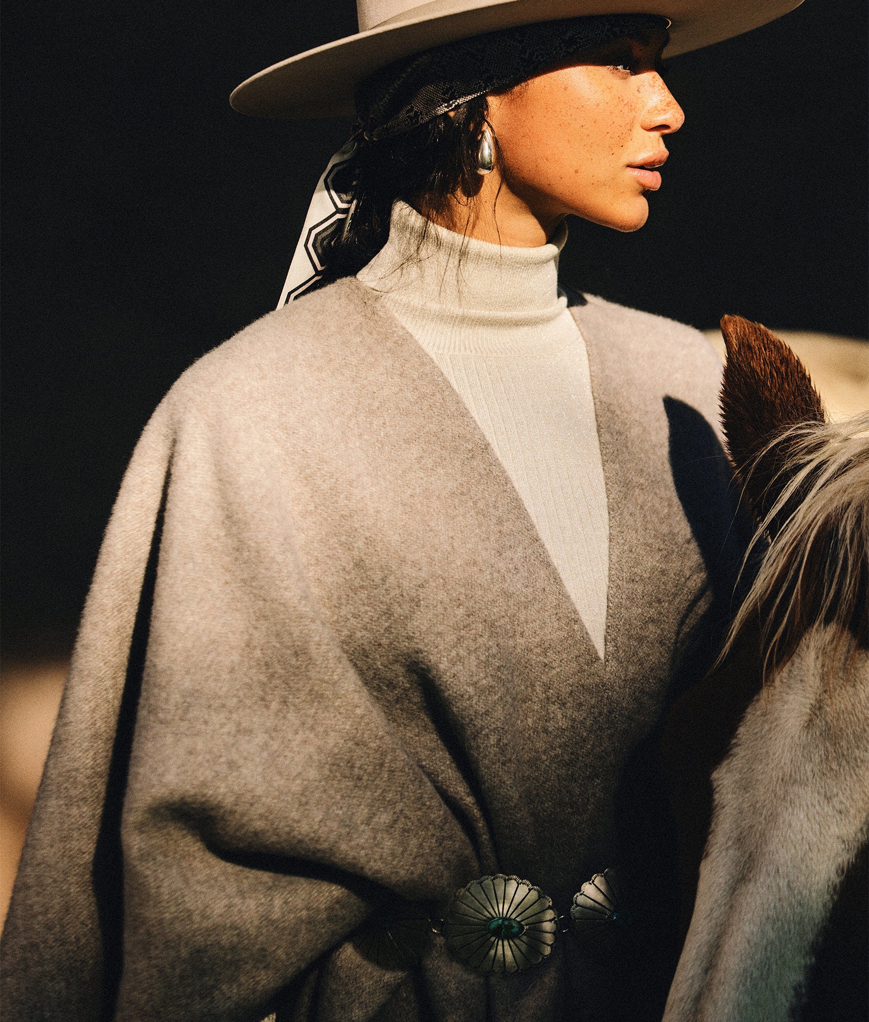 Kings Concho Belt - Turquoise