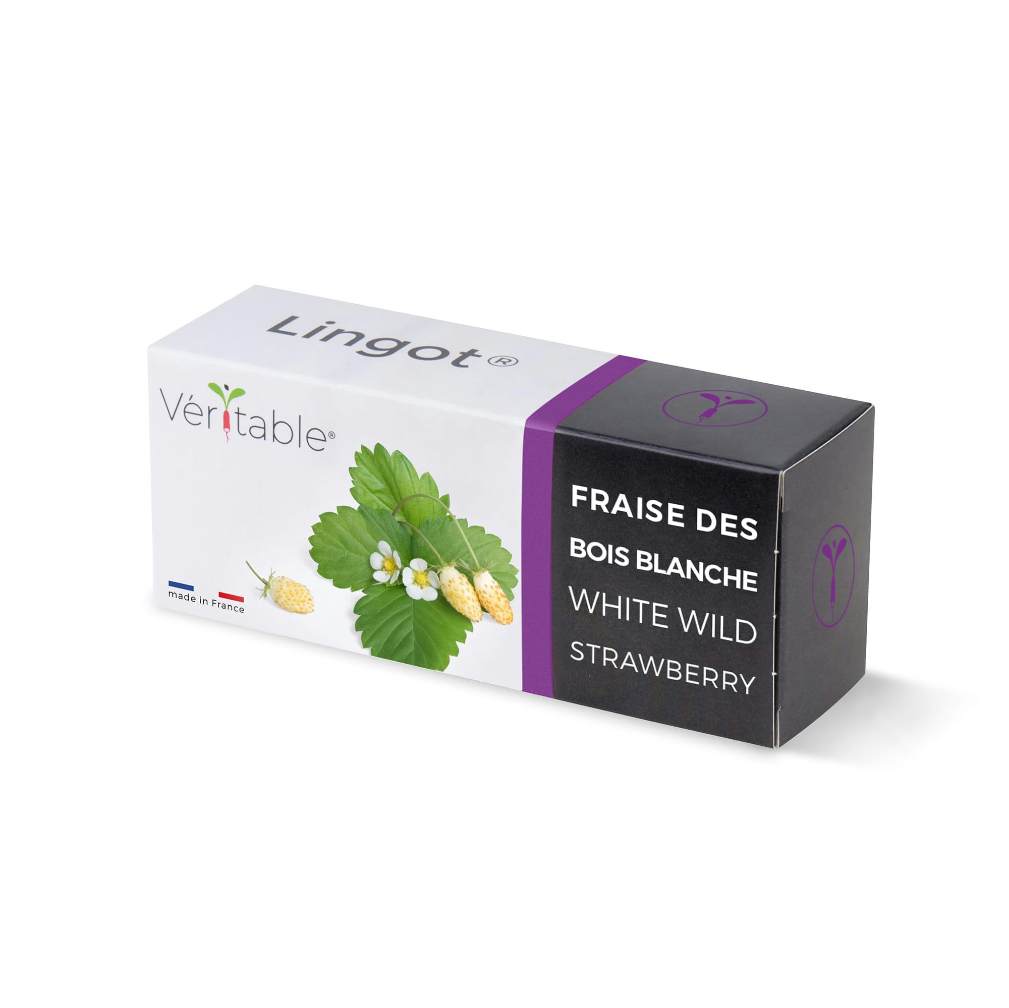 - Lingot Fraise des bois blanche - Recharge prête à l'emploi