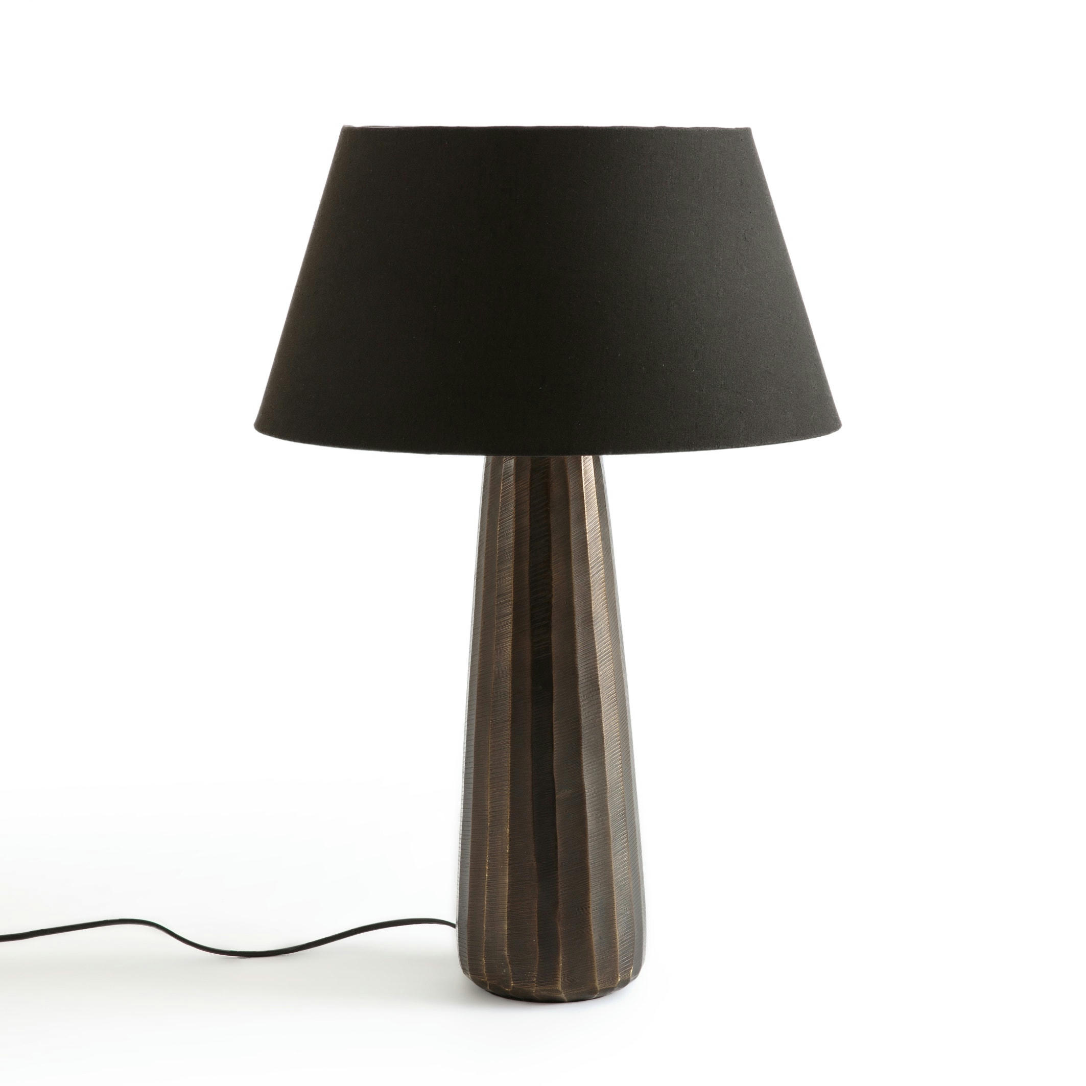 Lampe à poser métal gravé Lotka