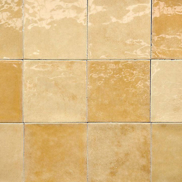 Carrelage mur intérieur/exterieur. Grès cérame Zellige Blanc12x12 cm x ép 8,3 mm
