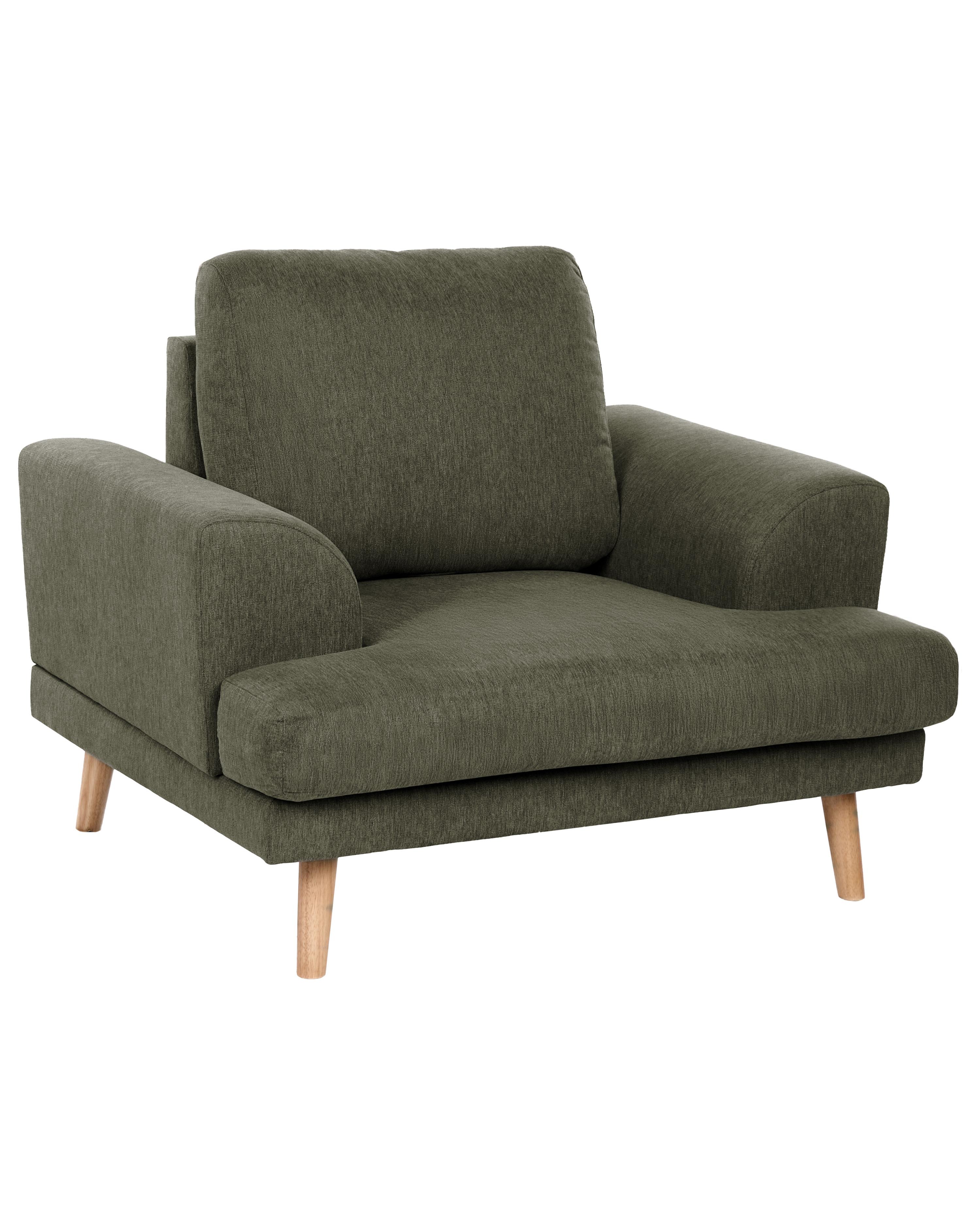 Living Room Set 4 Seater KILDAL Fabric Green