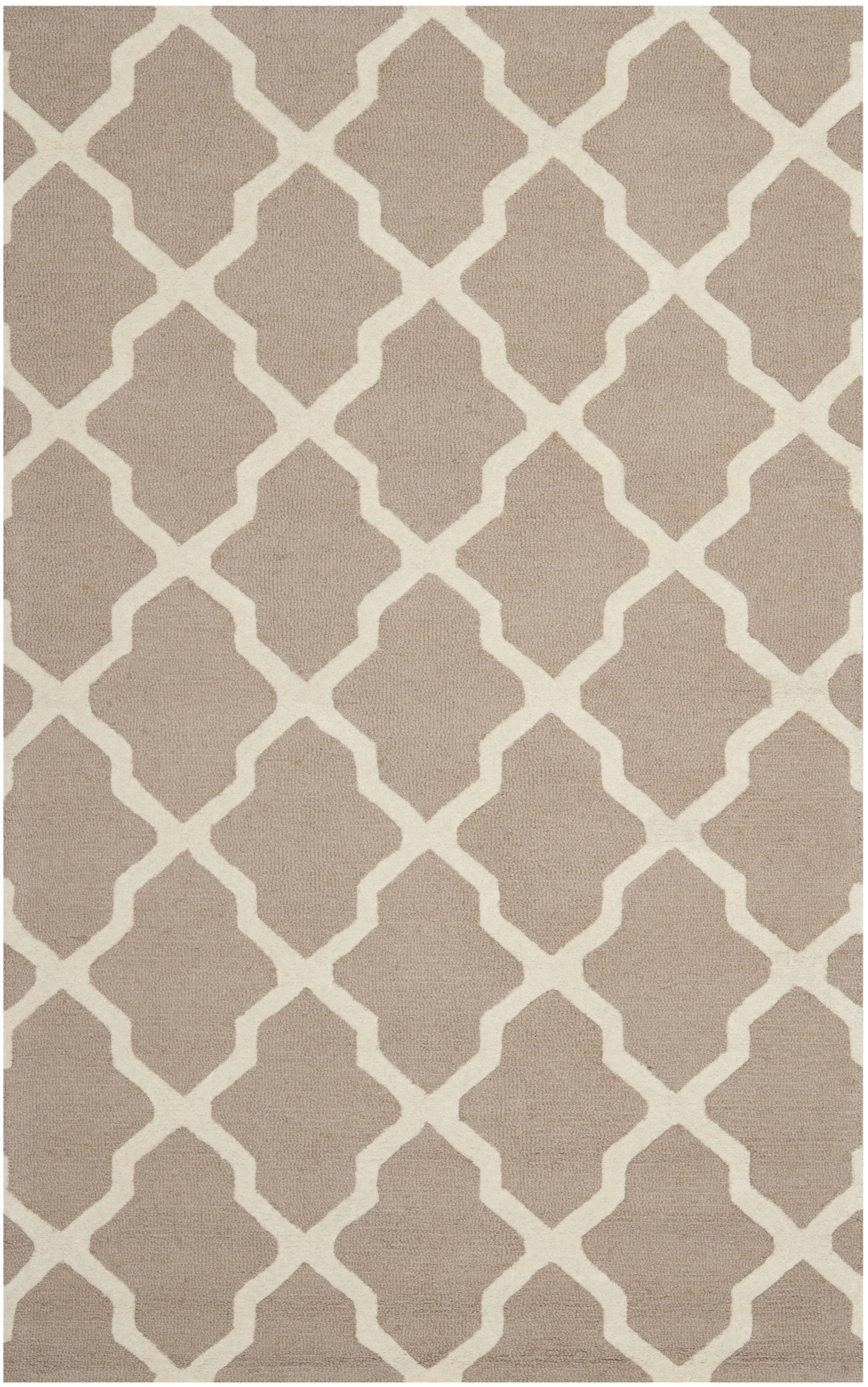 CAMBRIDGE - Tapis de salon interieur en beige & ivoire, 152 x 244 cm