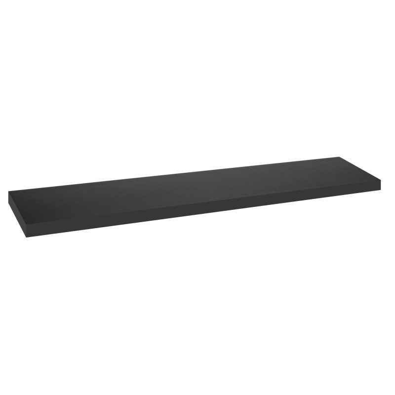 Tablette murale noire 120 x 23,5 x 3,8 cm PRACTO HOME