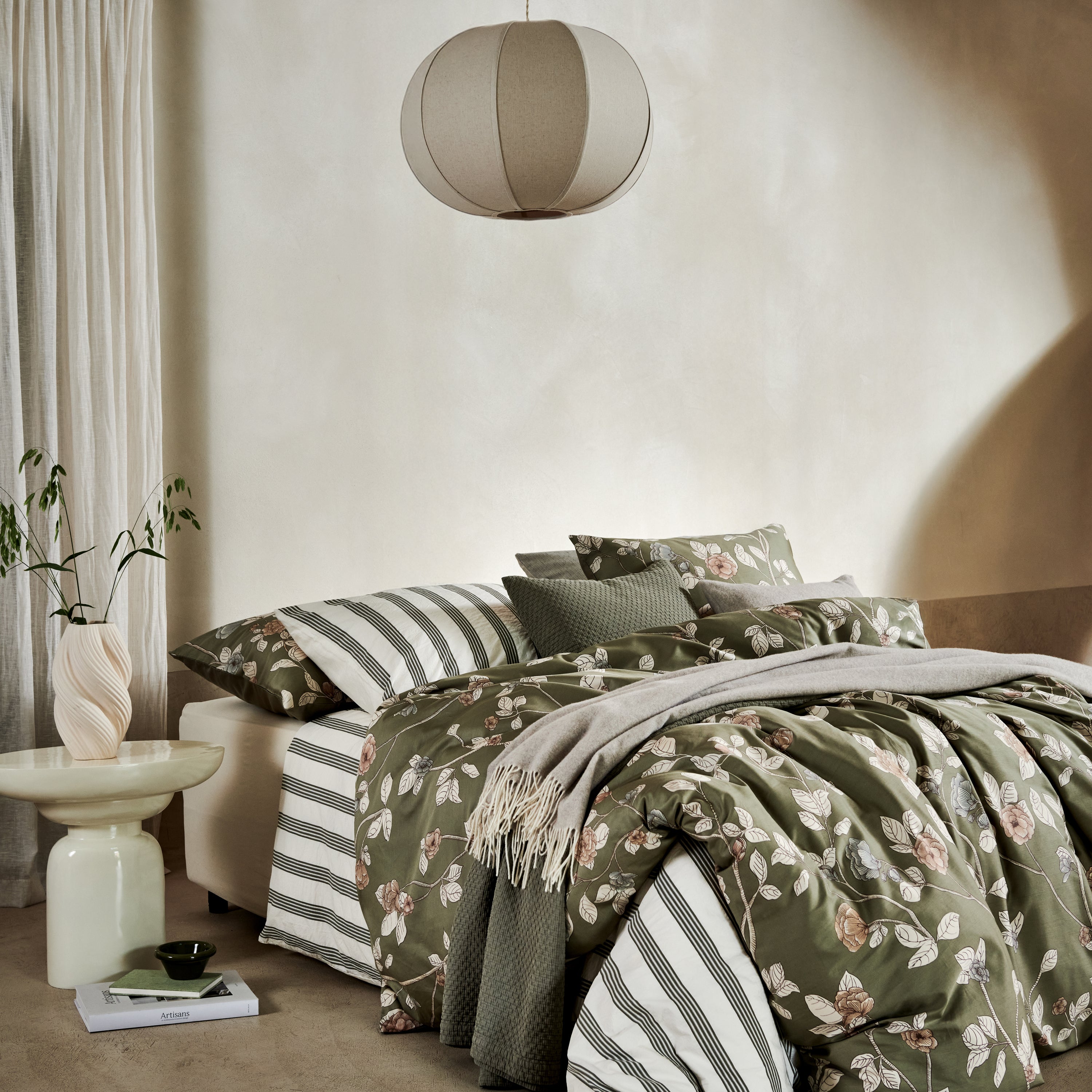 Vandyck Pure 95 Dekbedovertrek 200 x 200/220 cm - Thyme