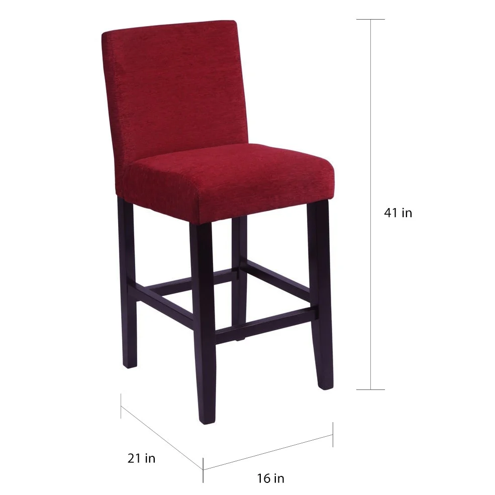 Aprilia Upholstered Transitional Counter Chairs (Set of 2)