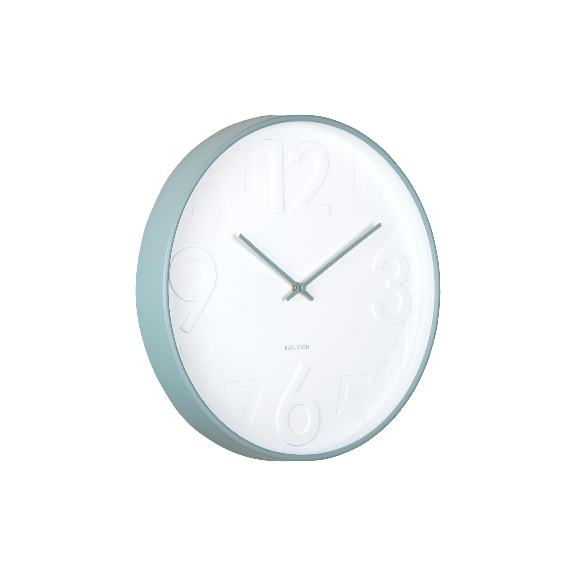 Karlsson wandklok Ayuno - blauw - Ø40cm