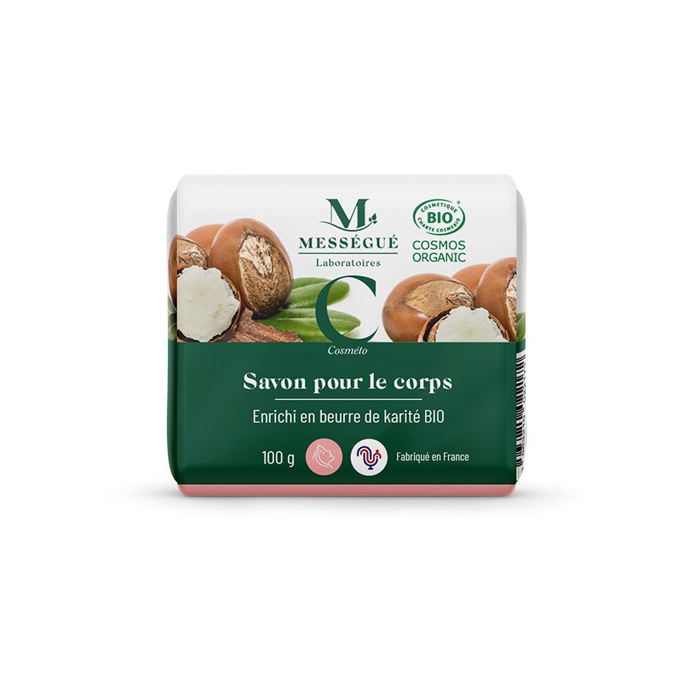 Savon corps karité bio Mességué 100gr