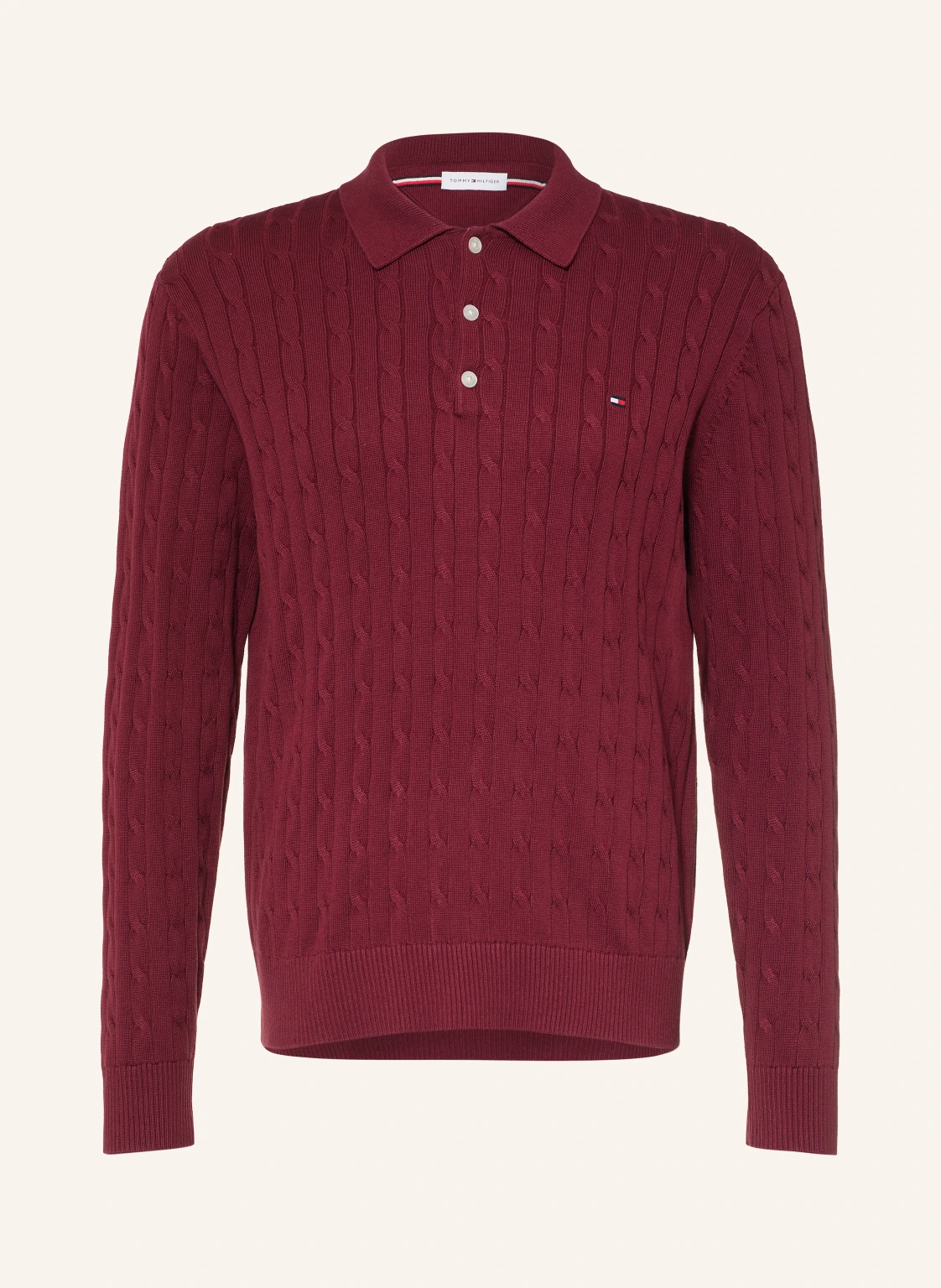 TOMMY HILFIGER Strick-Poloshirt