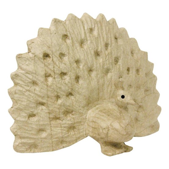 Decopatch Mache Peacock 29cm
